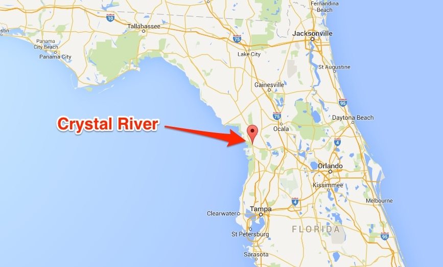 crystal river overview map