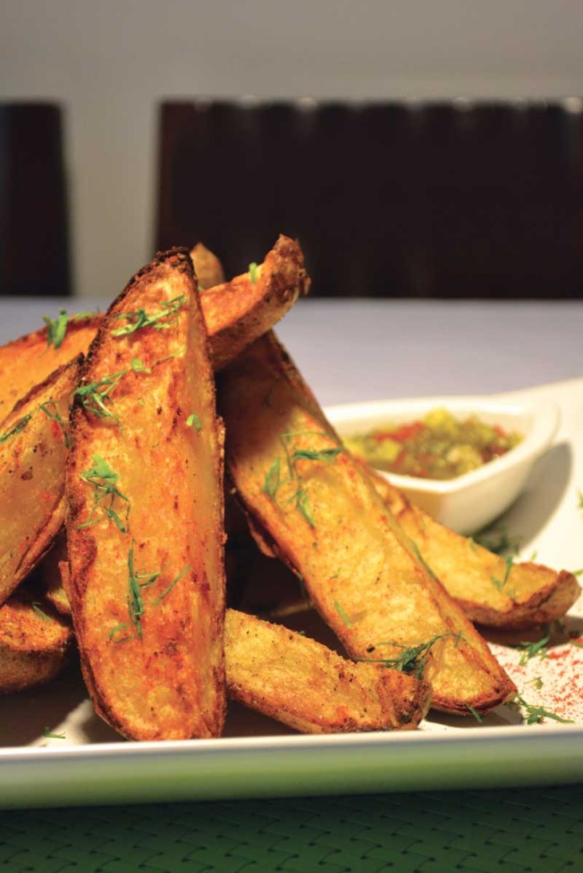 Crispy Potato Skin Wedges