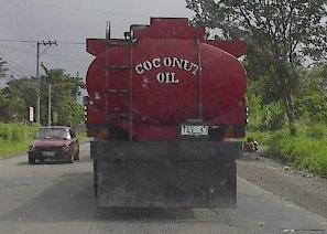 Refined RBD coconut oil is a liquid in tropical climates, and can be transported in tanker trucks.