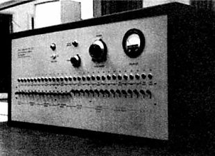 The shock control panel from the Milgram obedience experiment