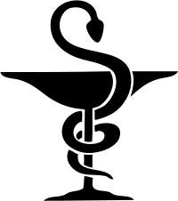 Сосуд Гигеи — символ фармации