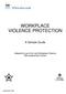 WORKPLACE VIOLENCE PROTECTION
