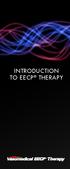 INTRODUCTION TO EECP THERAPY
