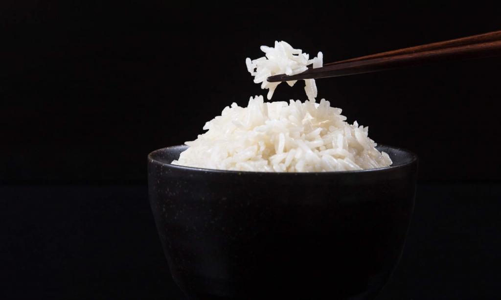 рис белый отварной калорийность