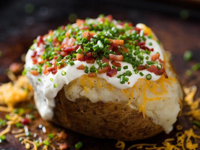 калорийность картофель печеный в мундире