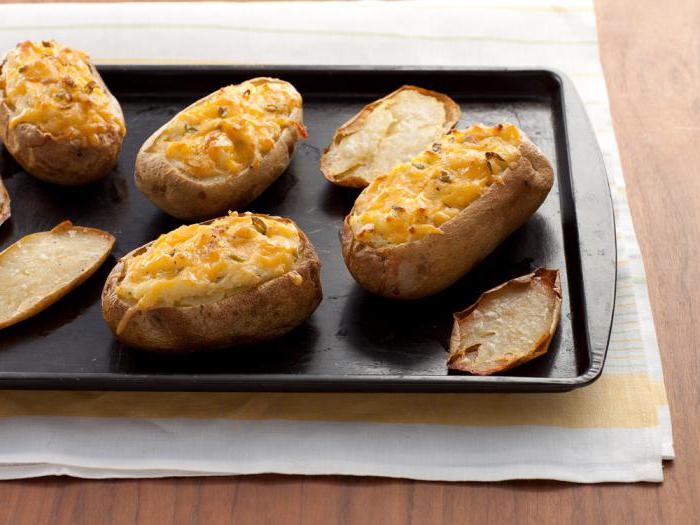 калорийность печеного картофеля в духовке в мундире