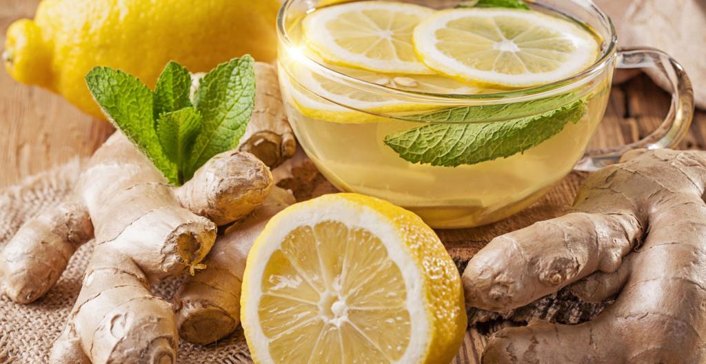 Зеленый чай с имбирем и лимоном рецепт