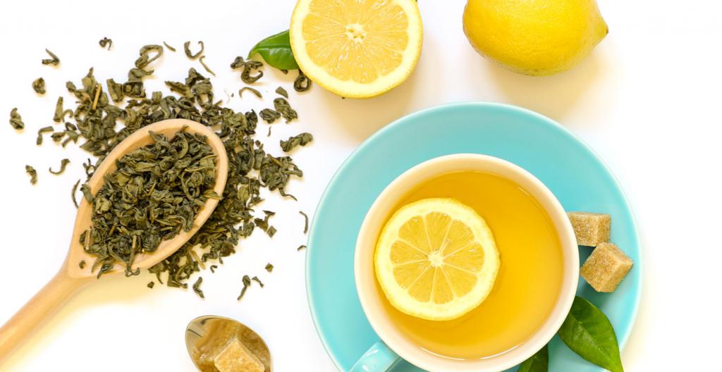Можно пить зеленый чай с лимоном