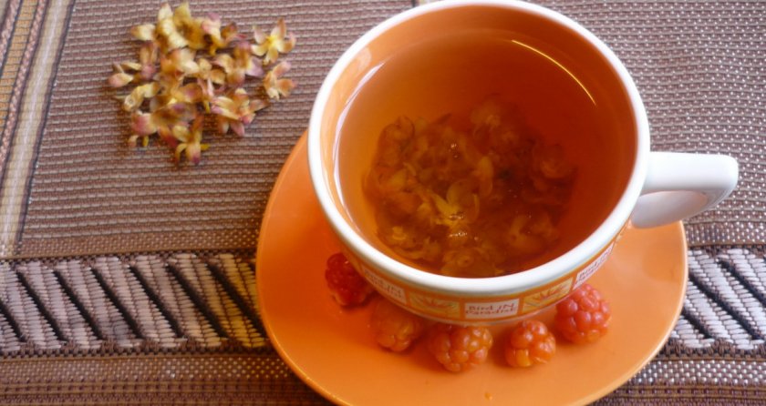 Чай из чашелистиков морошки