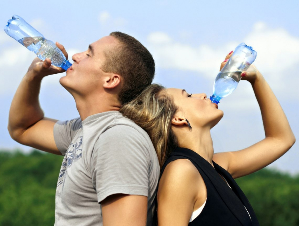 пейте воду для похудения