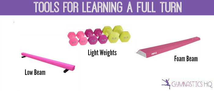 tools for learning a gymnastics full turn