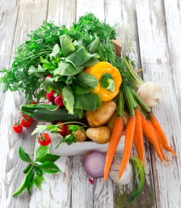 Bundle of Fresh Vegetables