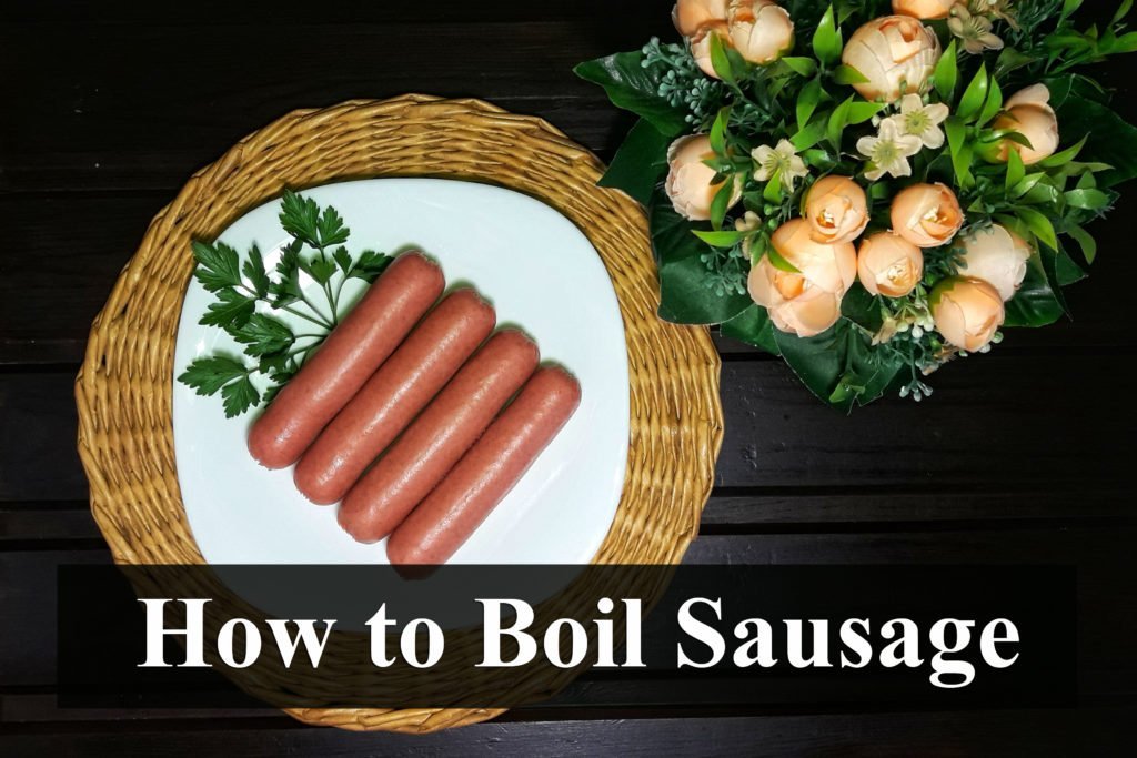 how to boil sausage