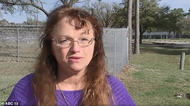 Donna Edwards, 60, posted a video on Saturday showing the altercation unfold that same evening at the Dyess Park in Cypress Texas
