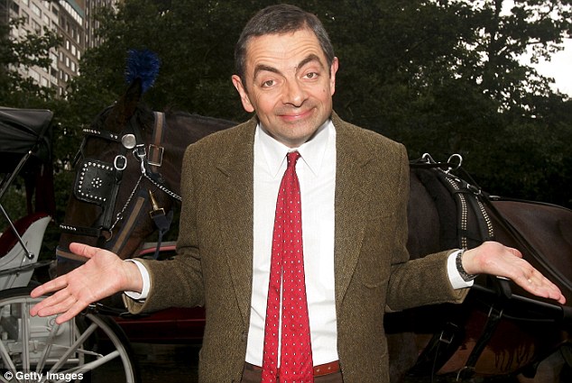 Mr Bean: Despite his most famous comic character being mute, Rowan doesn