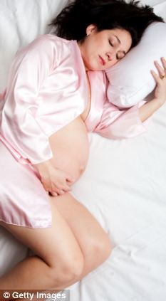 Pregnant women who sleep on their backs are at greater risk of having a stillbirth