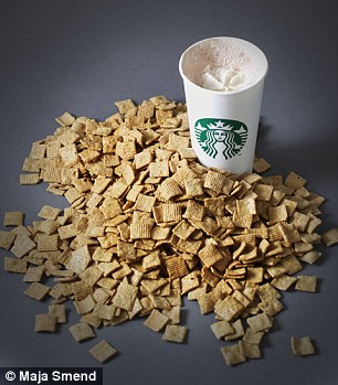Starbucks Venti White Chocolate Mocha with Whipped Cream has as much sugar as 10 bowls of Nestle Golden Grahams
