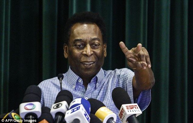 Pele was released from hospital on Tuesday after recovering form a urinary tract infection