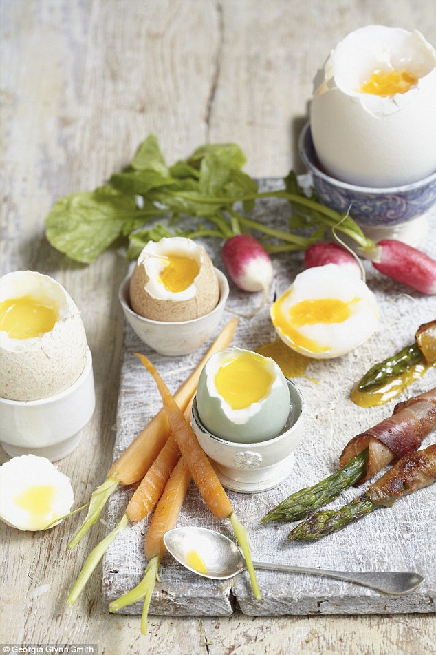 The next time you have a party, serve a selection of soft-boiled seasonal eggs to dip vegetables into 