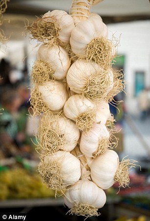 Allicin in garlic has cells which help to reduce fatty deposits