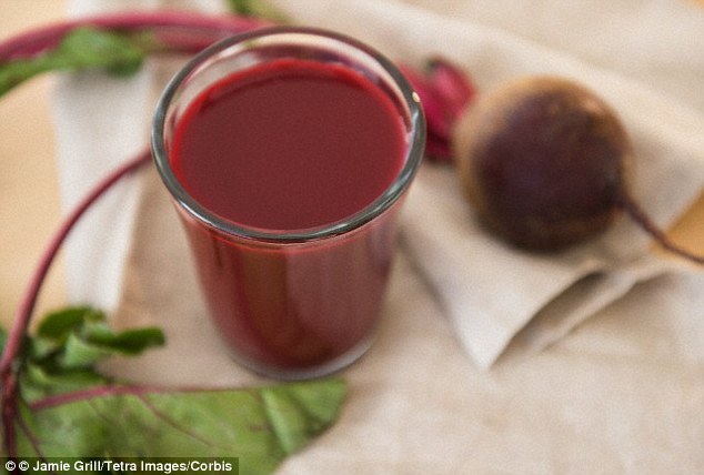 Beetroot juice improves performance in exercise as it reduces the workload on the heart and makes the organ better able to deliver oxygen to the body