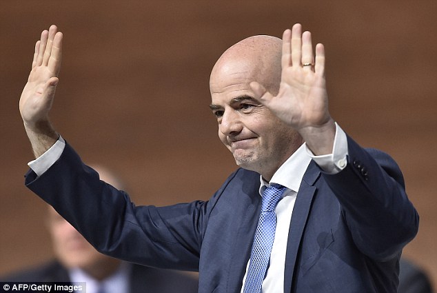 Former UEFA general secretary Gianni Infantino became new FIFA president after beating Sheik Salman
