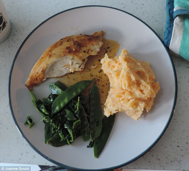 Joanne liked the fact that the chicken was much juicer and more flavoursome than usual