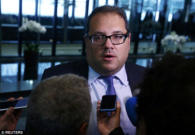 President of CONCACAF, Victor Montagliani, speaks to the media in Zurich on Tuesday