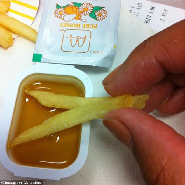 Would you dip your fries in honey? Apparently it