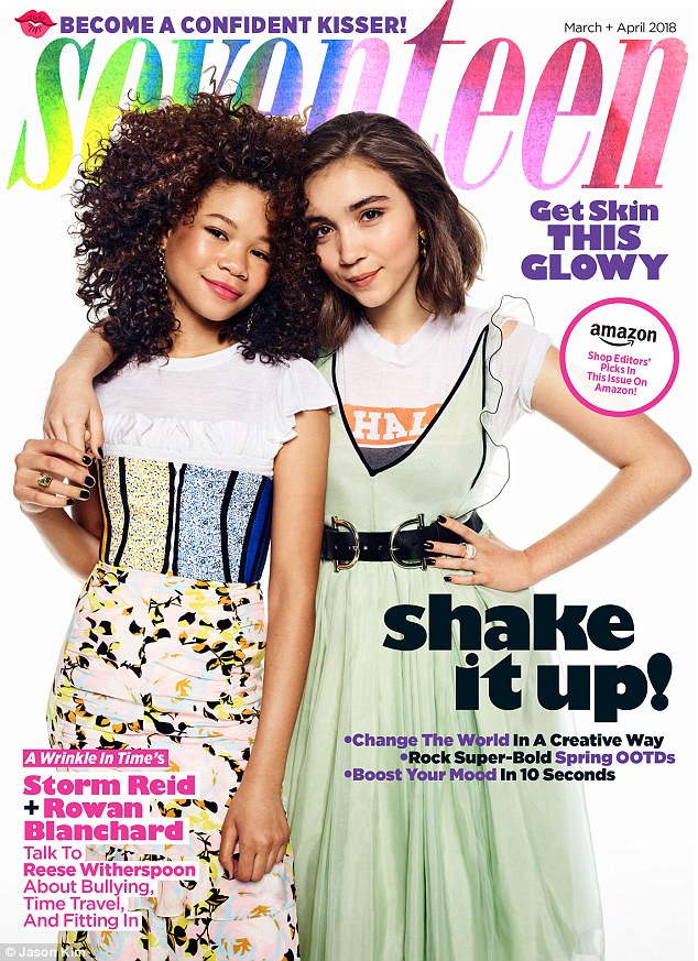Cover girls! Storm Reid also posed with Blanchard for Seventeen
