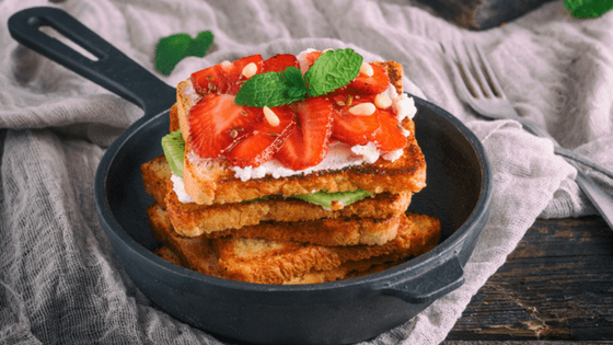 Cottage cheese french toast