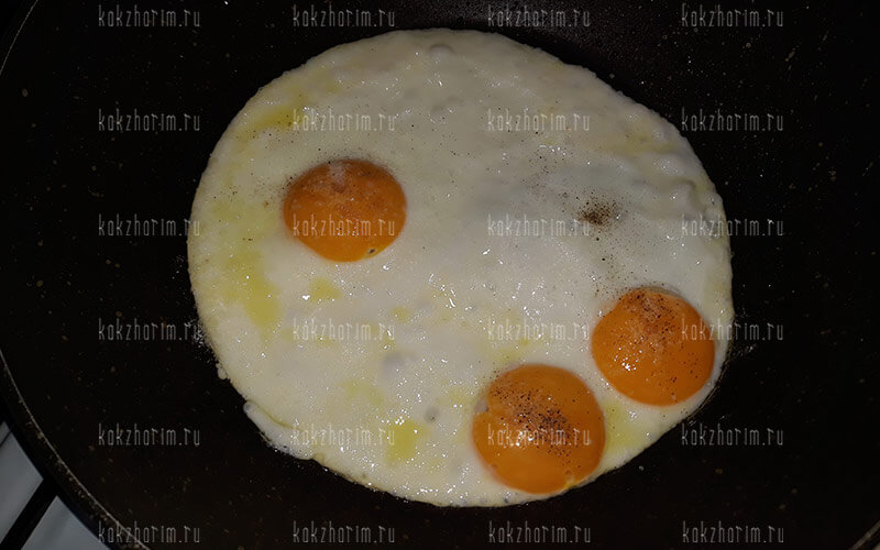 Фото 9 как жарить яйца