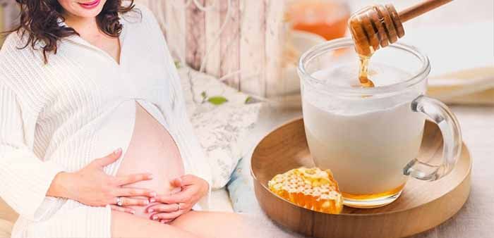 Молоко с добавлением меда при беременности