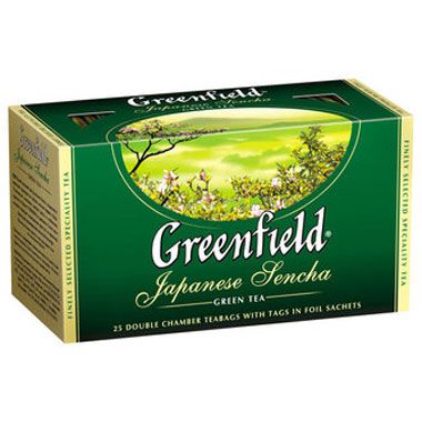 Зеленый чай Гринфилд в пакетиках