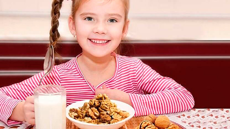 орехи - продукт, повышающий иммунитет у детей
