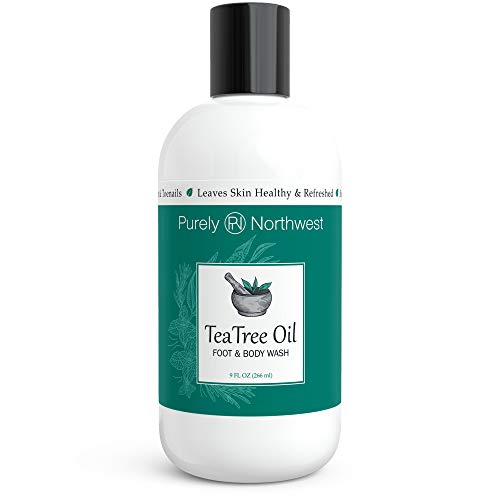 Antifungal Tea Tree Oil Body Wash, Helps Athletes Foot, Ringworm, Toenail Fungus, Jock Itch, Acne, Eczema &...