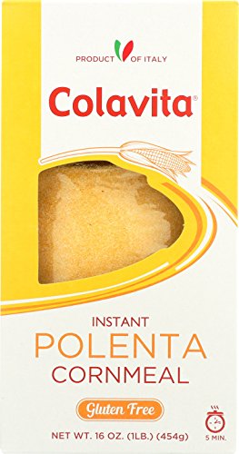 Colavita Instant Polenta Cornmeal, 16 Ounce (Pack of 6)