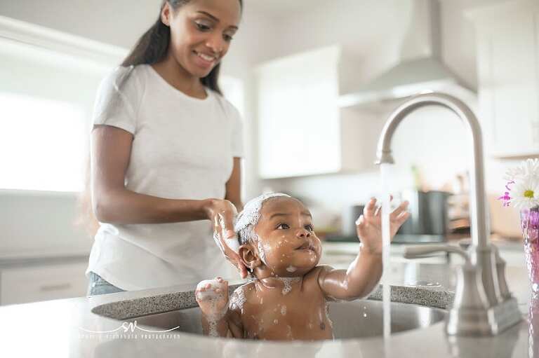 Personal hygiene for a baby