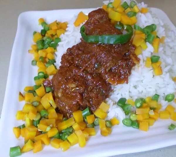 Rice with vegetables top 10 Nigerian dishes for dinner