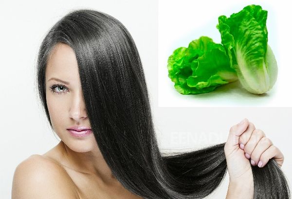 Салатный лист для волос