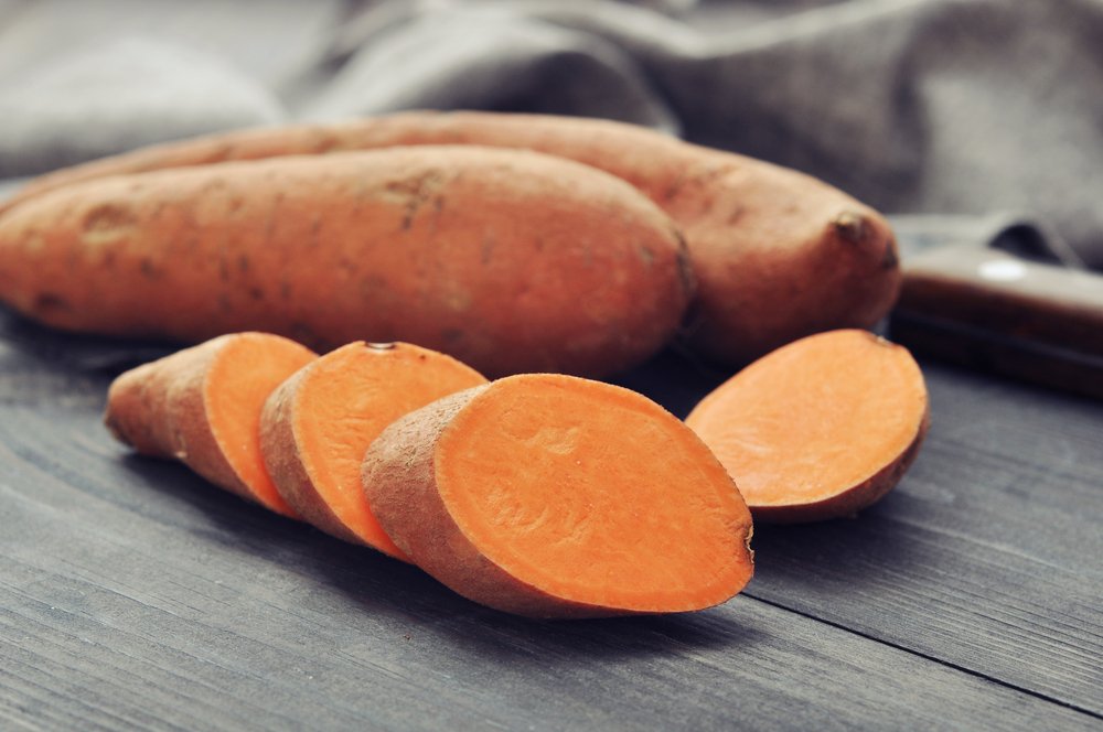 Sweet potatoes offer energy in the form of starches whilst also offering essential vitamins and minerals.