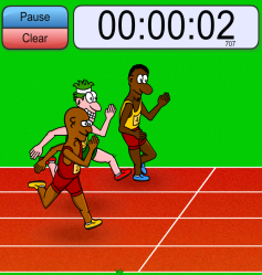 Онлайн таймеры и секундомеры. Таймер онлайн «Олимпийские бегуны»