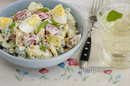 Фото рецепта Летний салат с кукурузой
