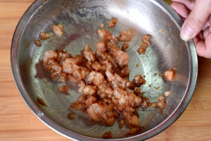 Make Chciken orn soup- marinate the chicken