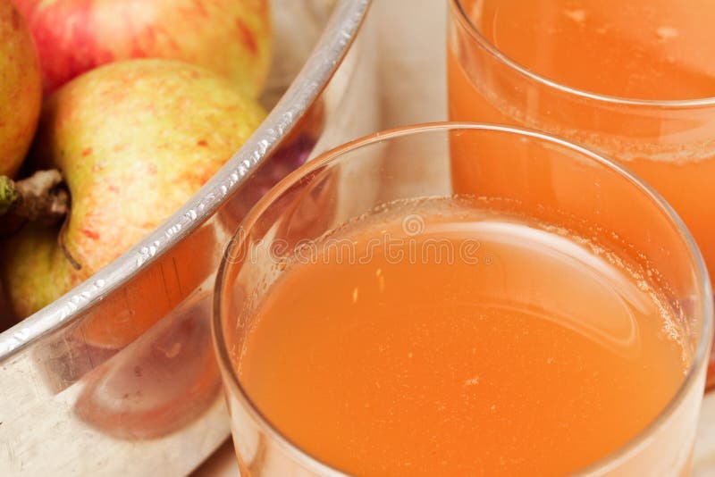 Apple juice stock photography