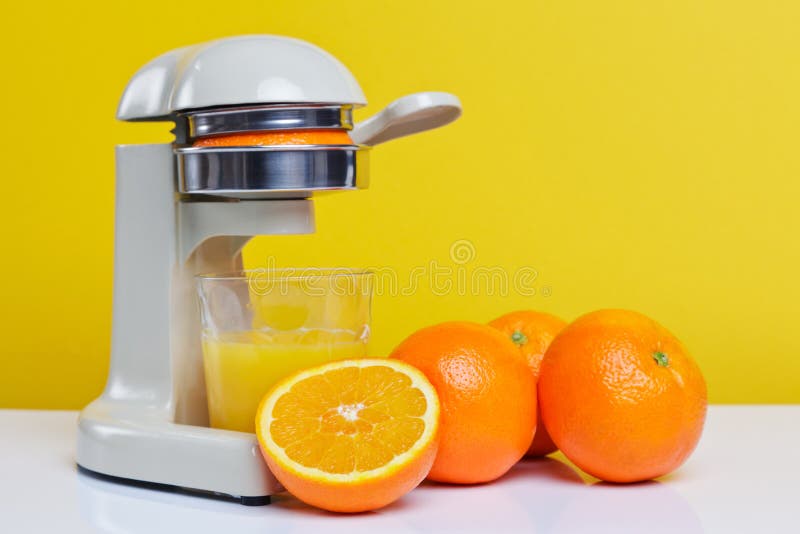 Freshly squeezed orange juice royalty free stock image