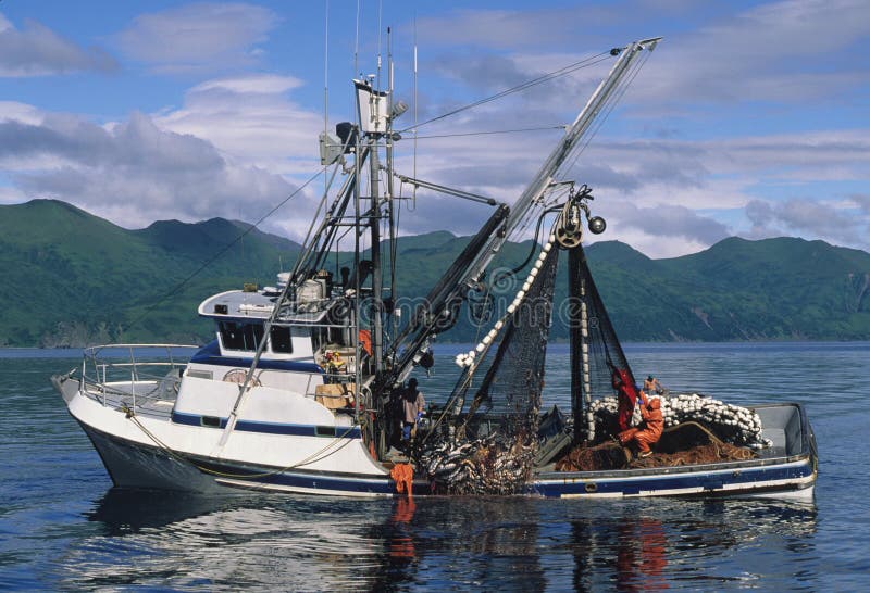 Salmon Fishing Boat royalty free stock photo