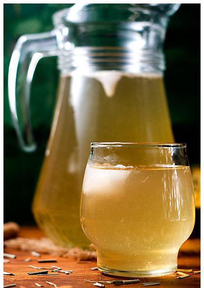 lemon juice with honey and water