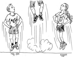 Рисунок: как научиться прыгать высоко
