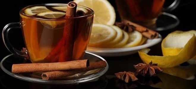 Чай с корицей и лимоном - рецепт